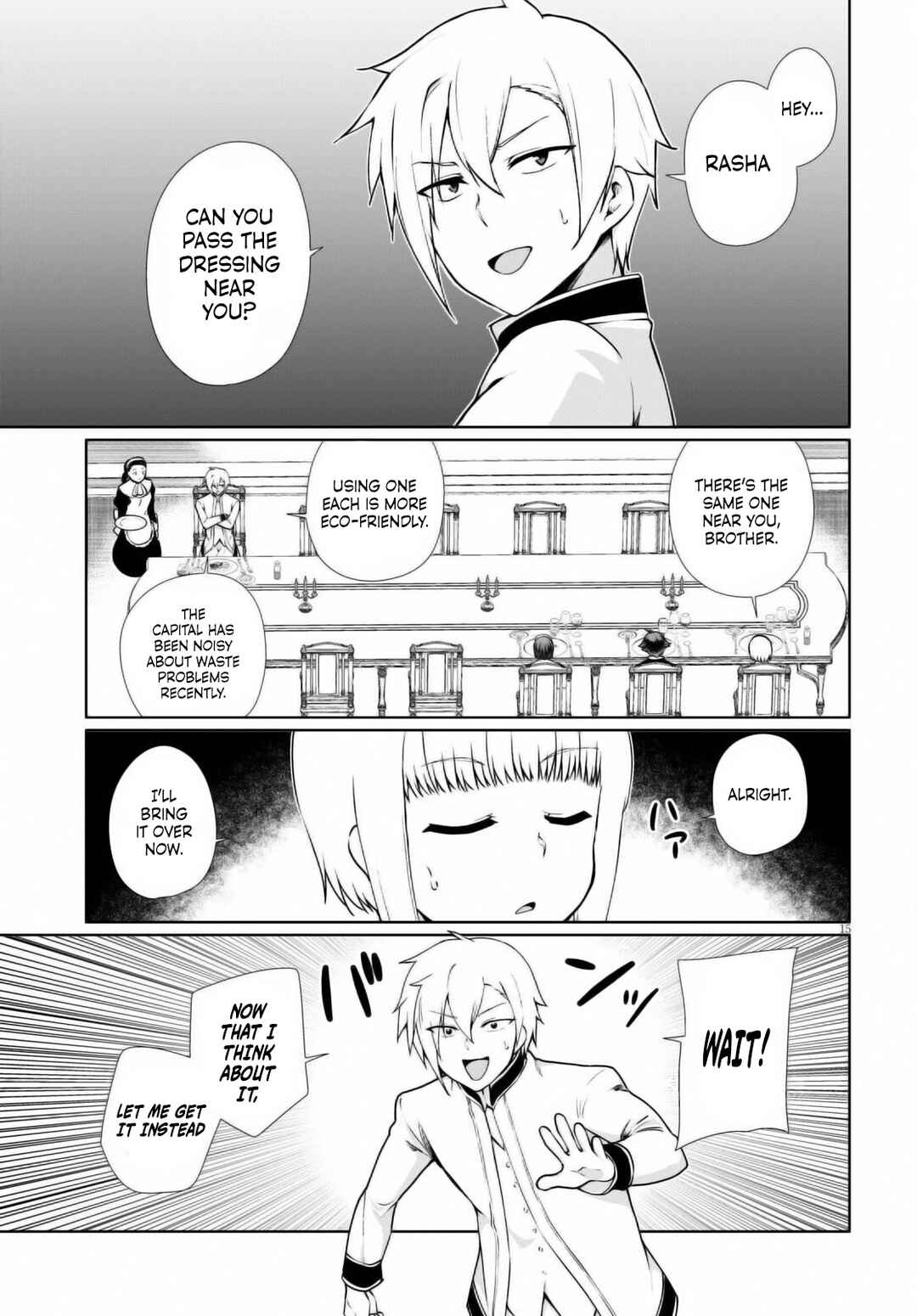 Page 15 Chapter 51 Botsuraku Yotei Nanode, Kajishokunin wo Mezasu