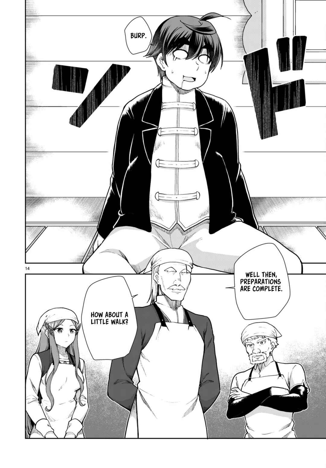 Page 16 Chapter 71 Botsuraku Yotei Nanode, Kajishokunin wo Mezasu