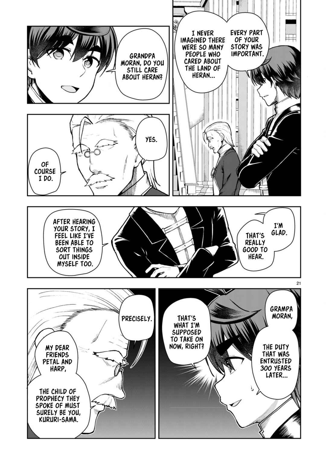 Page 21 Chapter 69 Botsuraku Yotei Nanode, Kajishokunin wo Mezasu