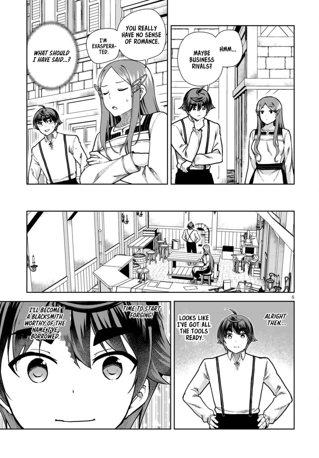 Page 5 Chapter 80 Botsuraku Yotei Nanode, Kajishokunin wo Mezasu