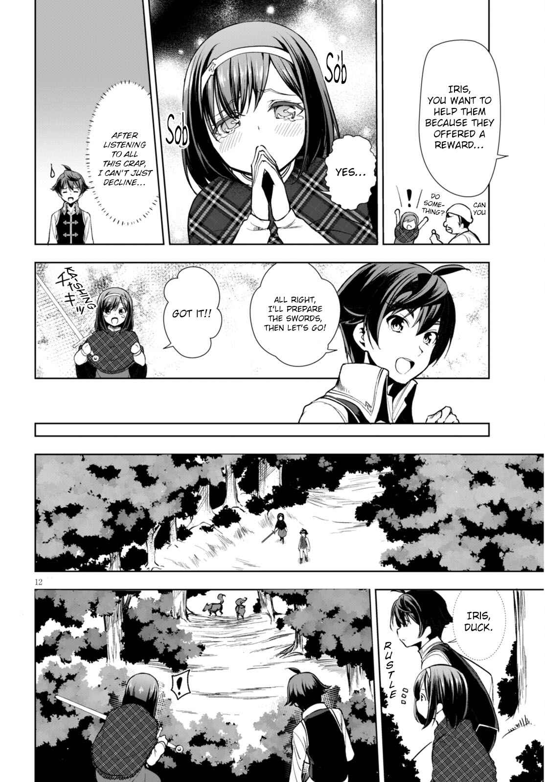 Page 13 Chapter 2 Botsuraku Yotei Nanode, Kajishokunin wo Mezasu