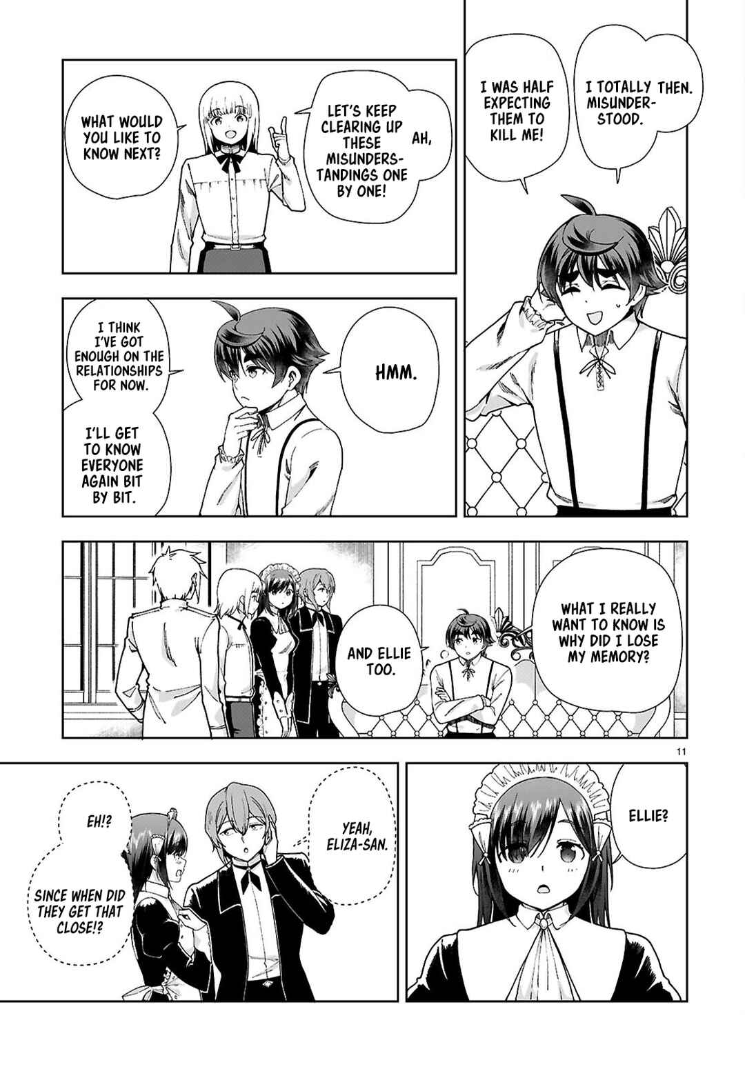 Page 11 Chapter 92 Botsuraku Yotei Nanode, Kajishokunin wo Mezasu