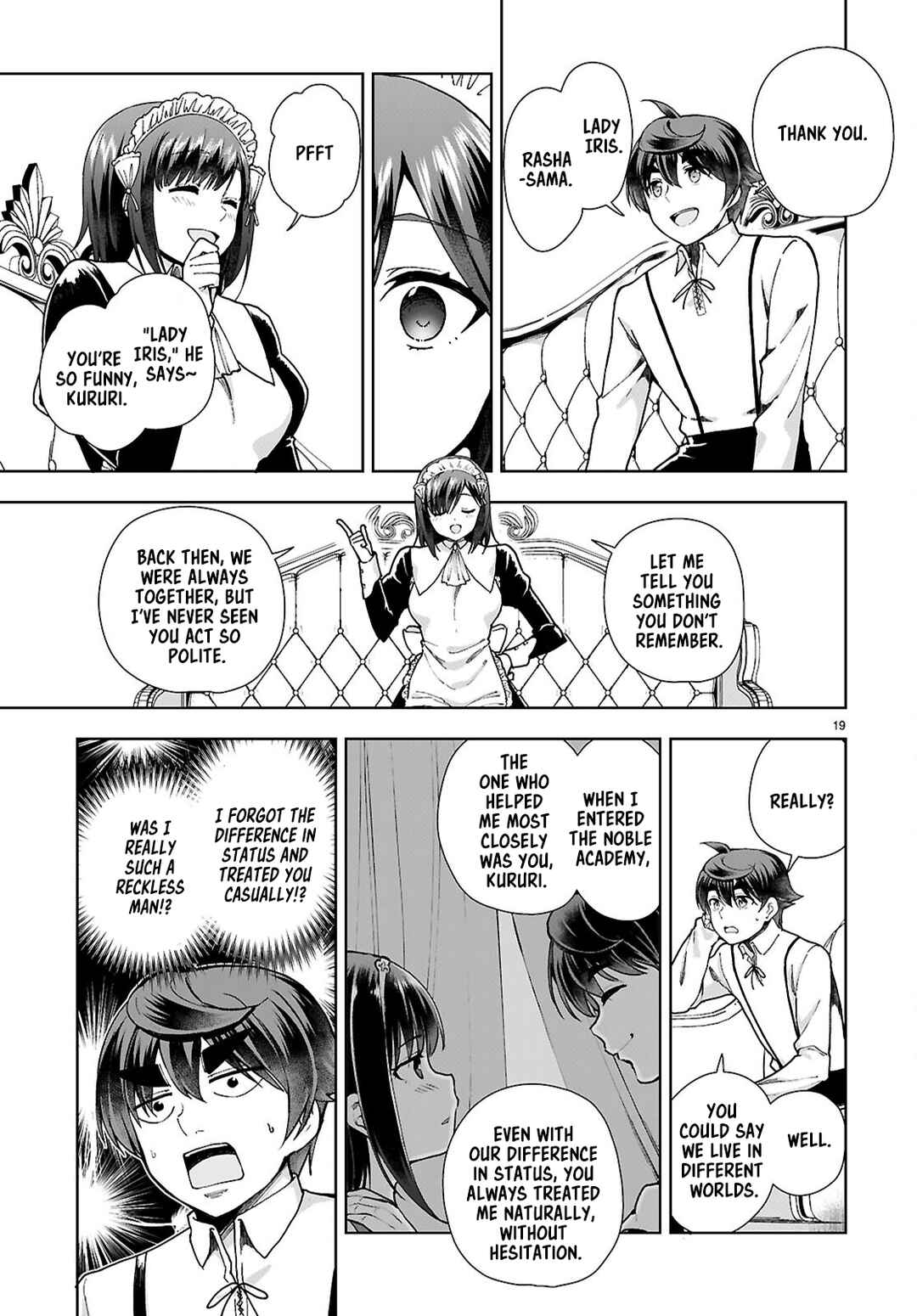 Page 19 Chapter 92 Botsuraku Yotei Nanode, Kajishokunin wo Mezasu