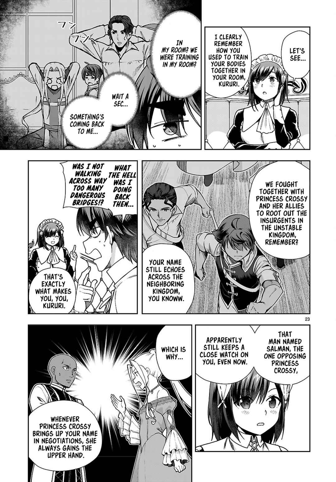 Page 23 Chapter 92 Botsuraku Yotei Nanode, Kajishokunin wo Mezasu