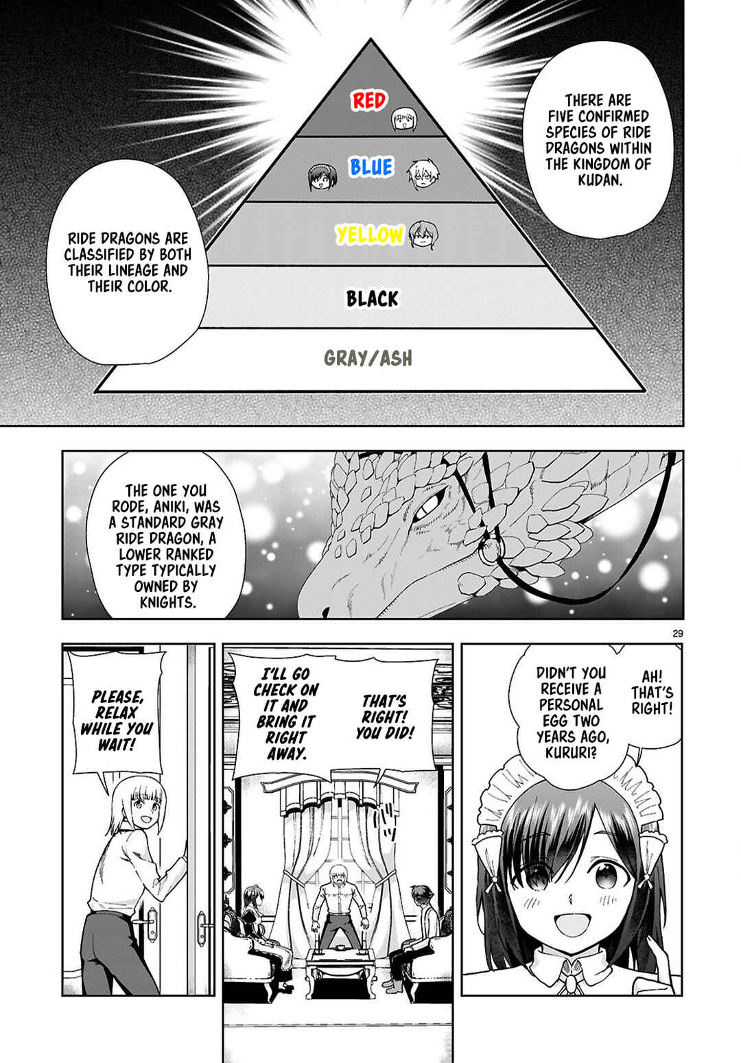 Page 29 Chapter 92 Botsuraku Yotei Nanode, Kajishokunin wo Mezasu