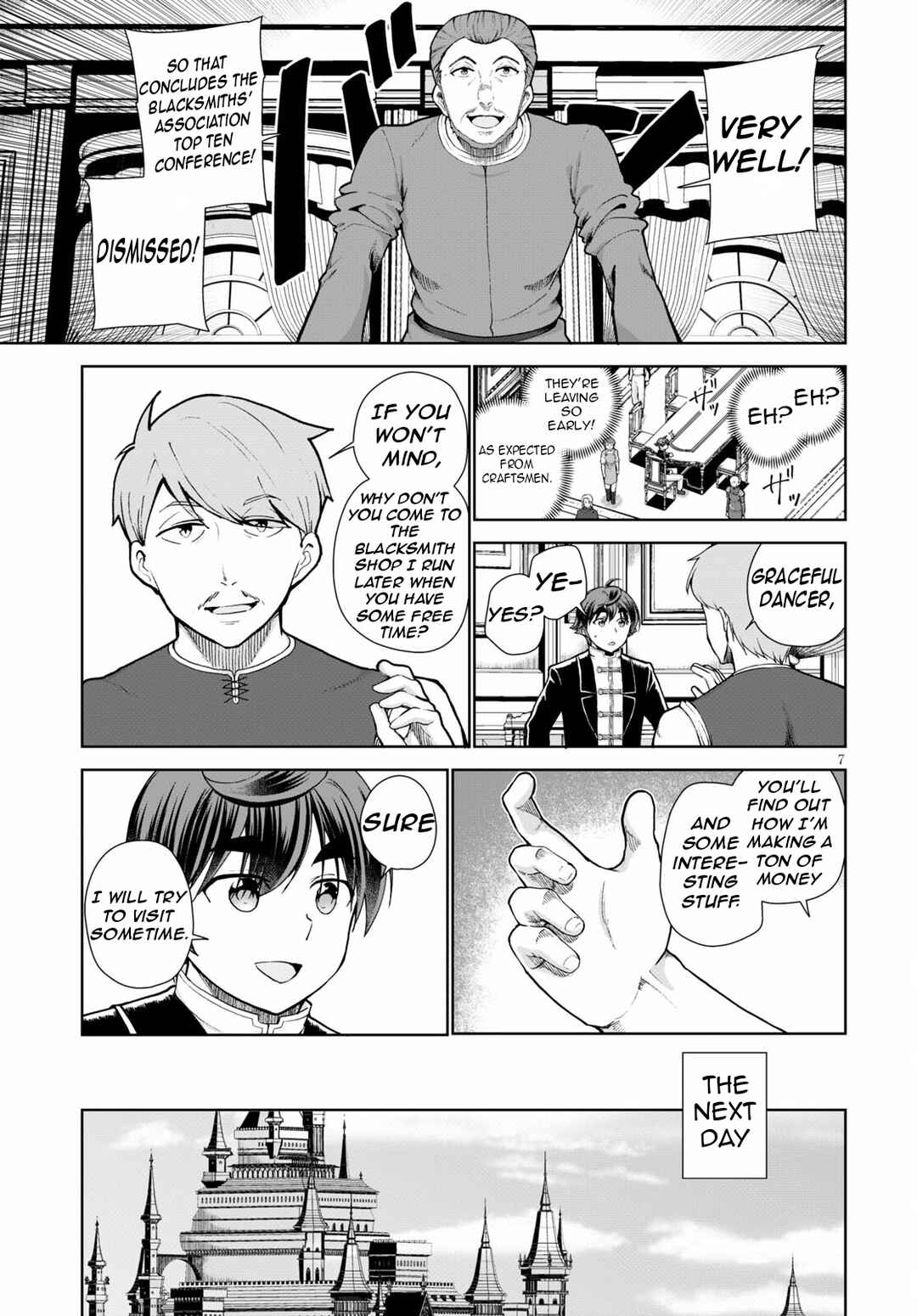 Page 11 Chapter 55 Botsuraku Yotei Nanode, Kajishokunin wo Mezasu