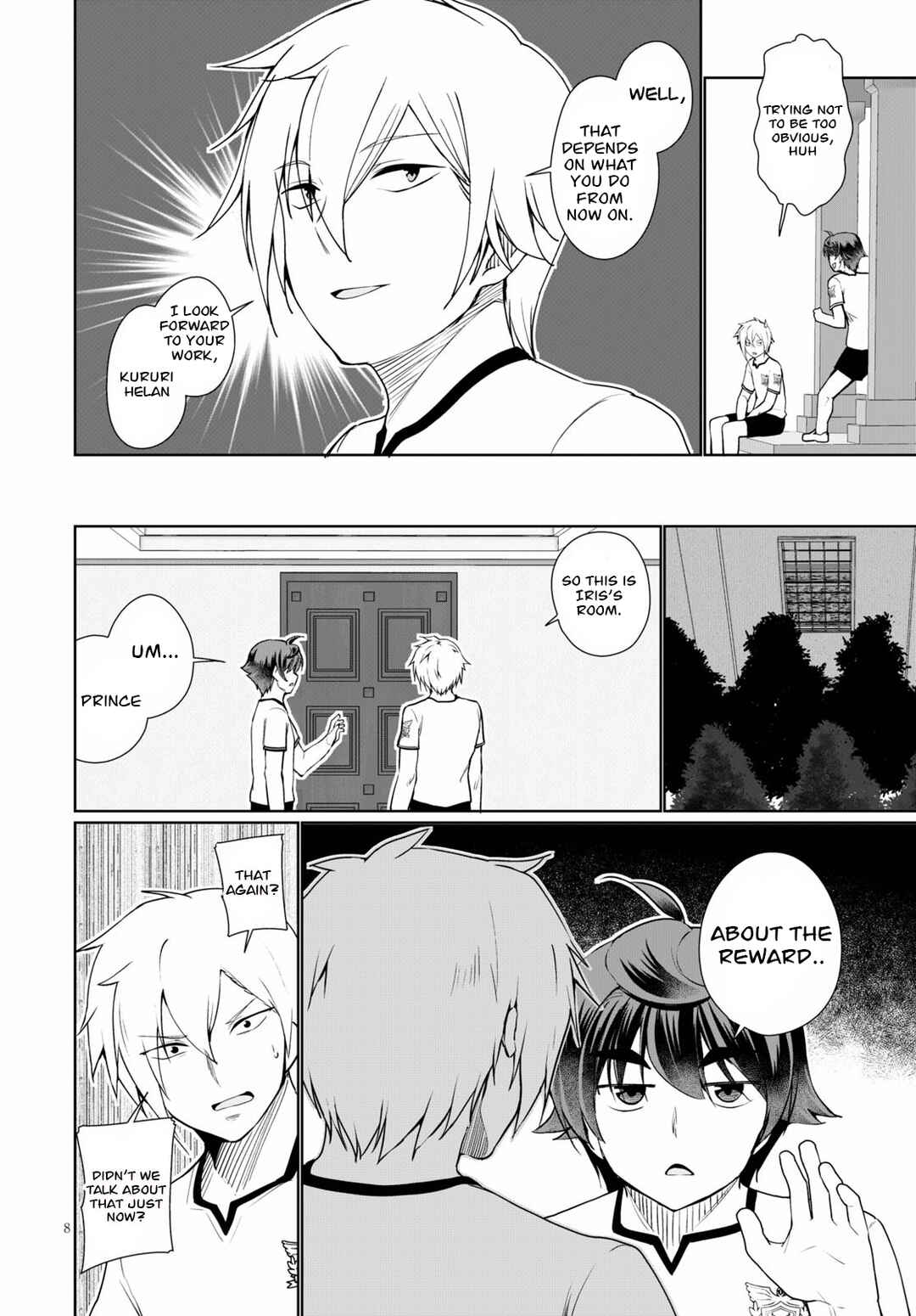 Page 8 Chapter 39 Botsuraku Yotei Nanode, Kajishokunin wo Mezasu