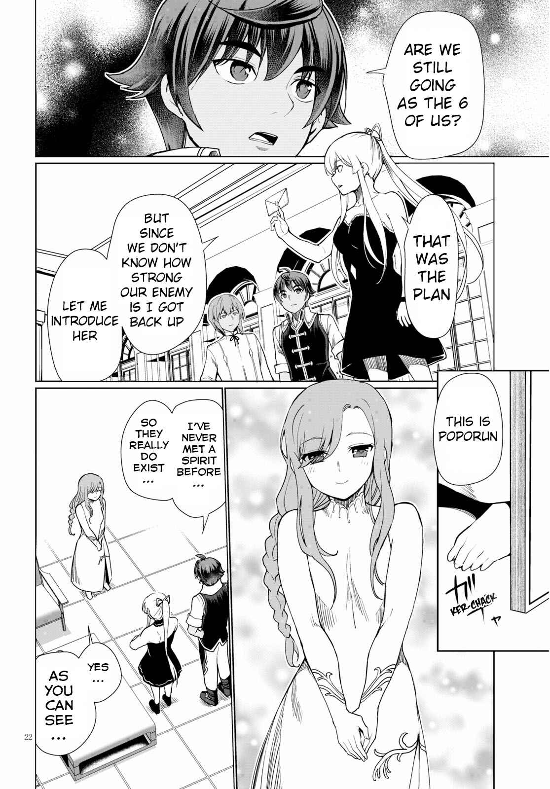Page 22 Chapter 28 Botsuraku Yotei Nanode, Kajishokunin wo Mezasu