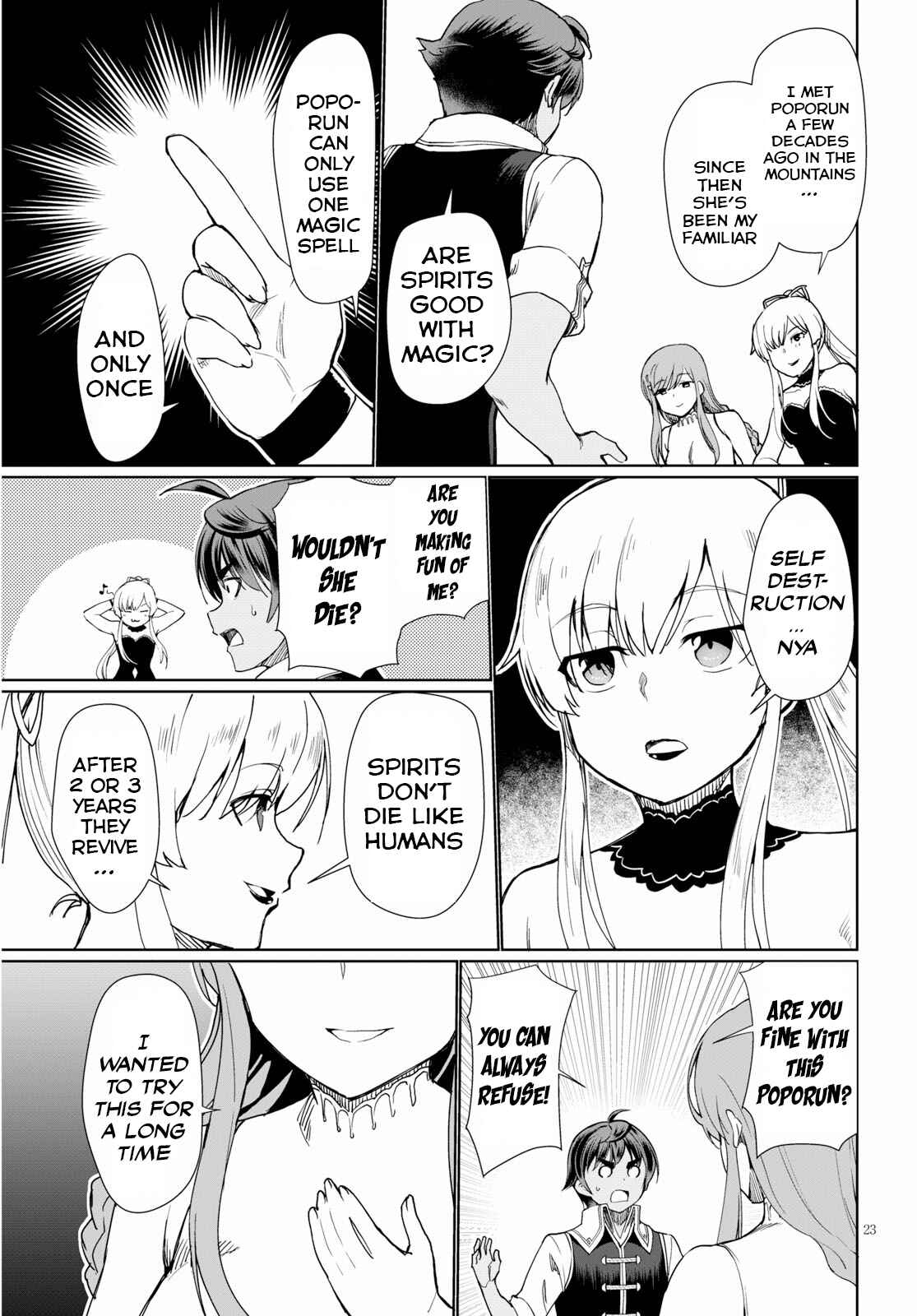 Page 23 Chapter 28 Botsuraku Yotei Nanode, Kajishokunin wo Mezasu