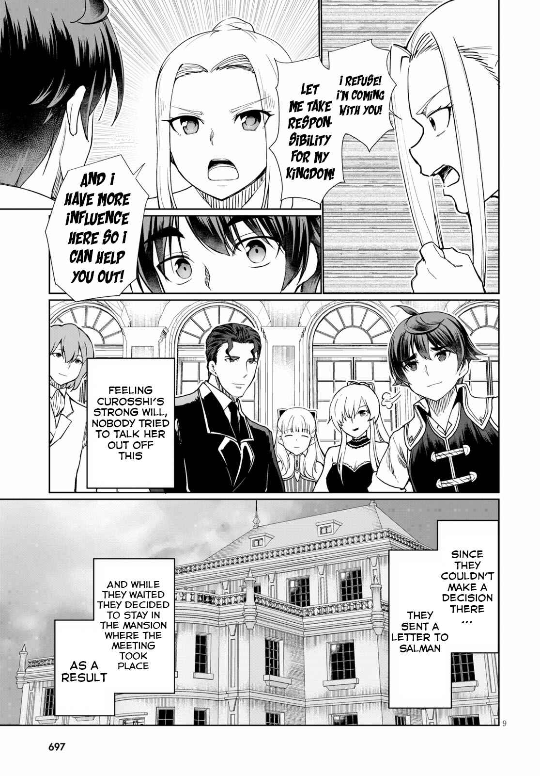 Page 9 Chapter 28 Botsuraku Yotei Nanode, Kajishokunin wo Mezasu