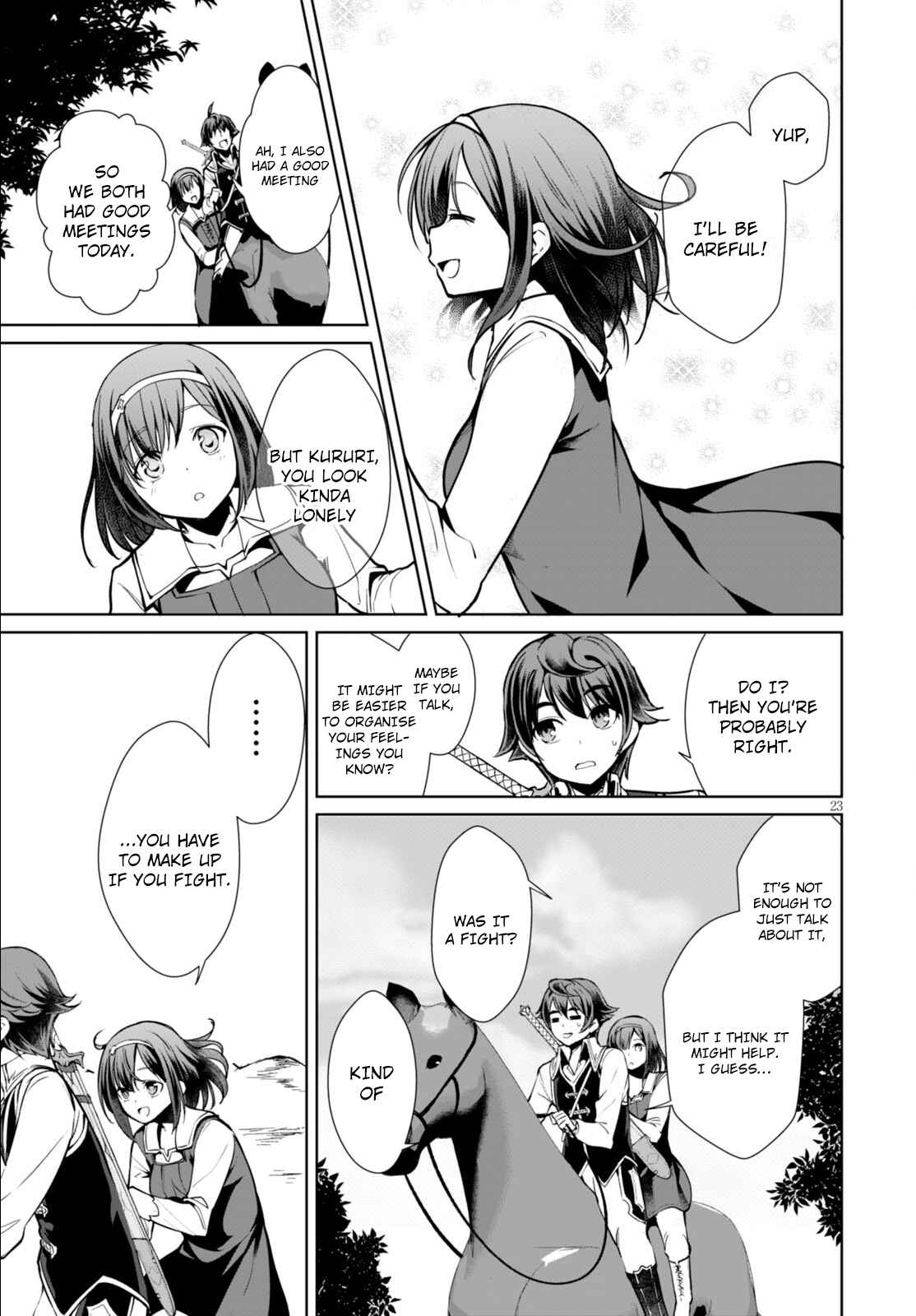 Page 23 Chapter 5 Botsuraku Yotei Nanode, Kajishokunin wo Mezasu