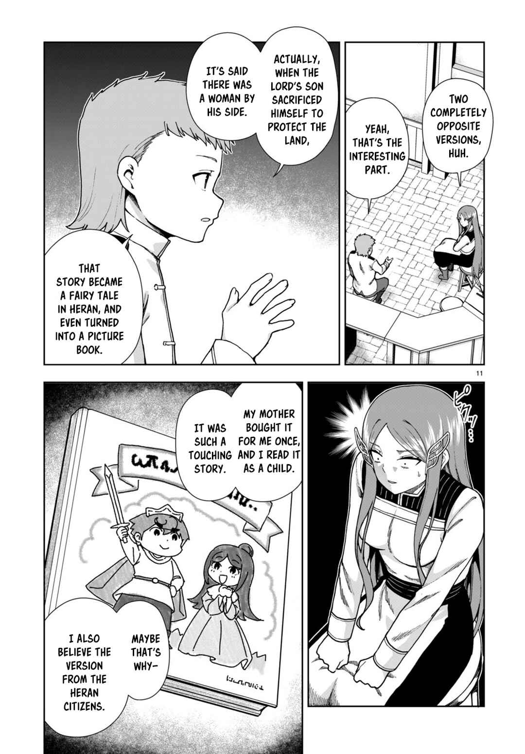 Page 11 Chapter 86 Botsuraku Yotei Nanode, Kajishokunin wo Mezasu
