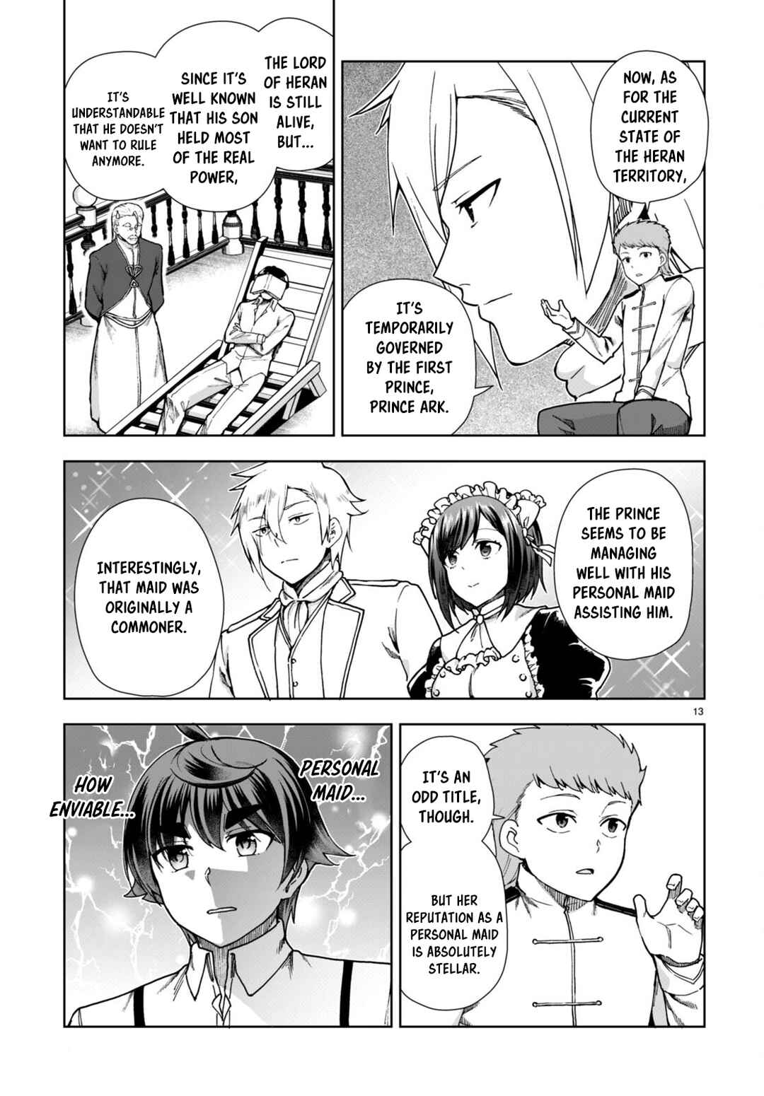 Page 13 Chapter 86 Botsuraku Yotei Nanode, Kajishokunin wo Mezasu