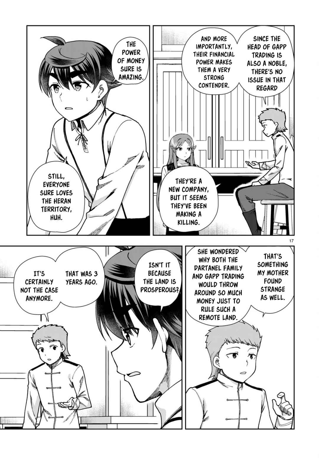 Page 17 Chapter 86 Botsuraku Yotei Nanode, Kajishokunin wo Mezasu