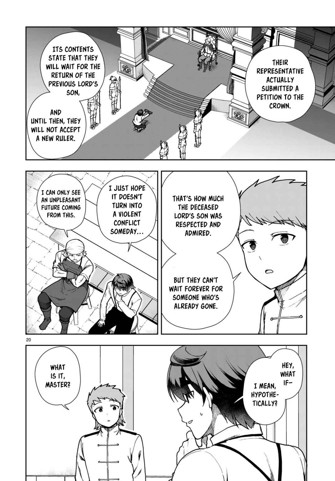 Page 20 Chapter 86 Botsuraku Yotei Nanode, Kajishokunin wo Mezasu