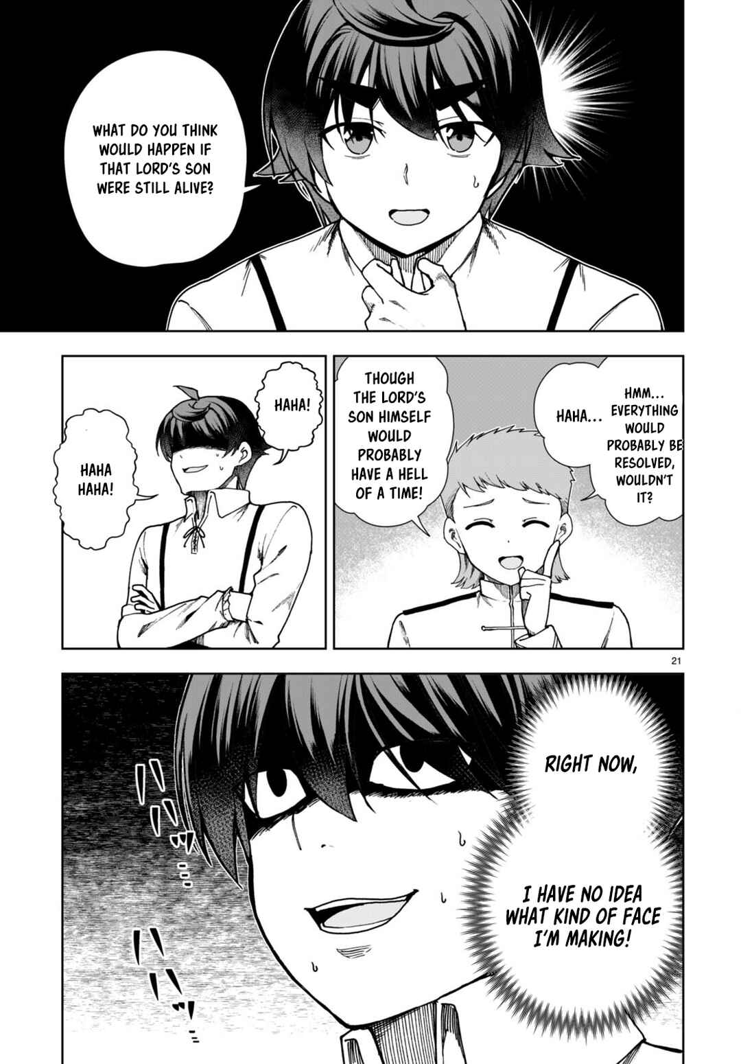Page 21 Chapter 86 Botsuraku Yotei Nanode, Kajishokunin wo Mezasu