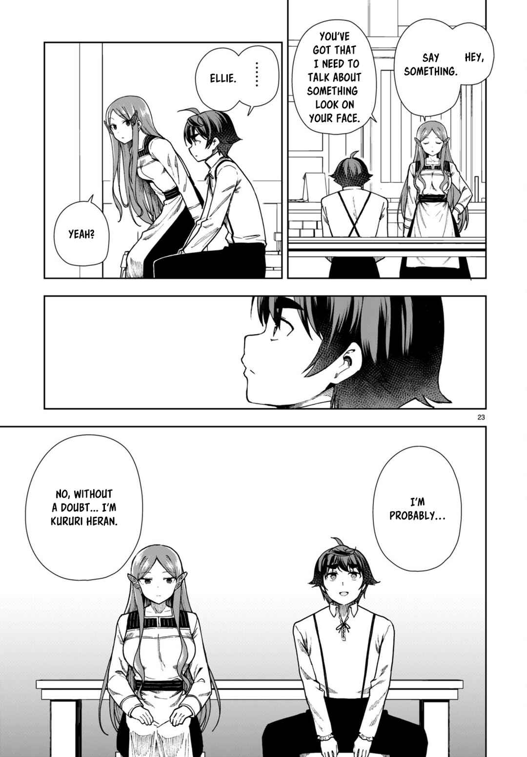 Page 23 Chapter 86 Botsuraku Yotei Nanode, Kajishokunin wo Mezasu