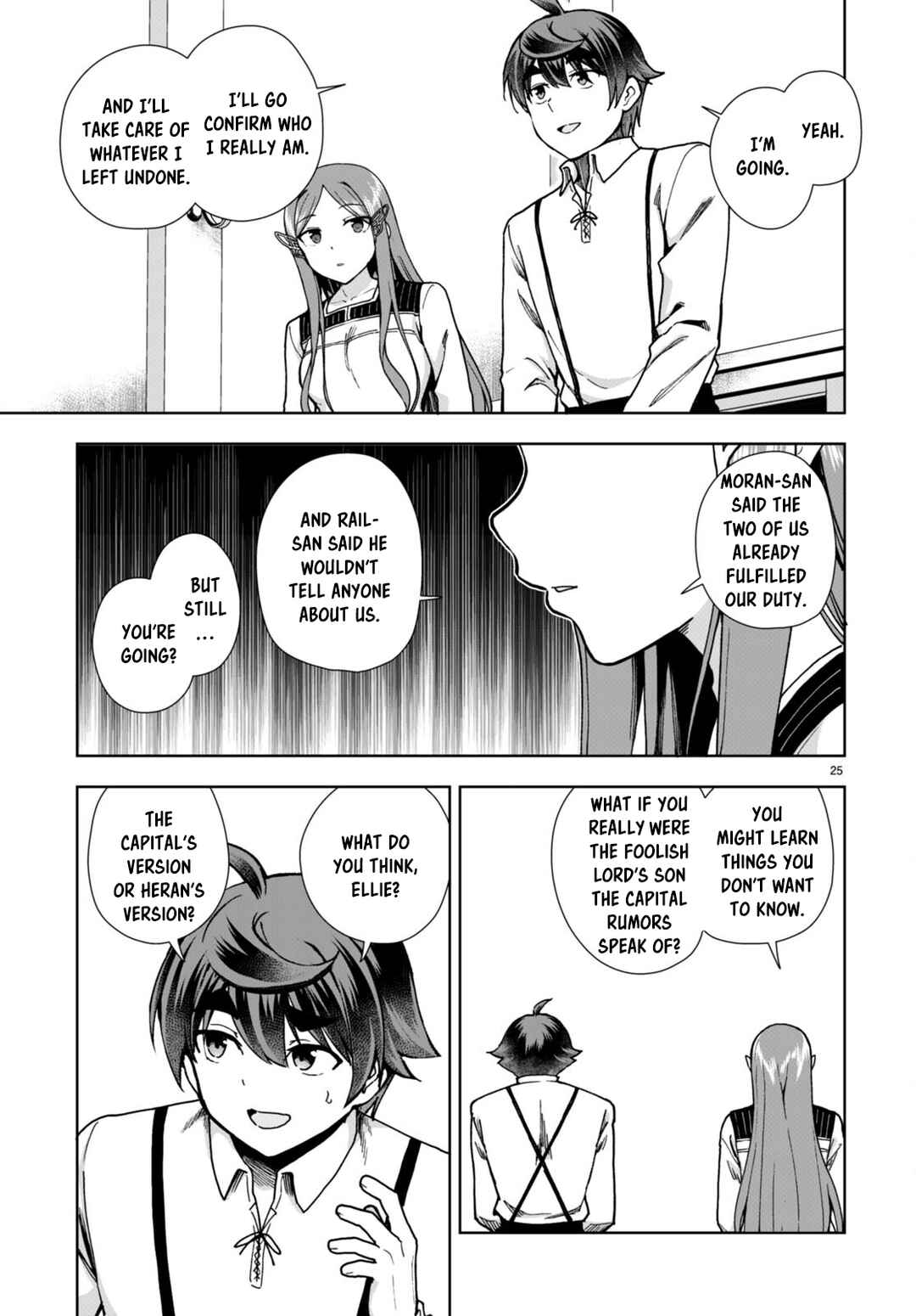 Page 25 Chapter 86 Botsuraku Yotei Nanode, Kajishokunin wo Mezasu
