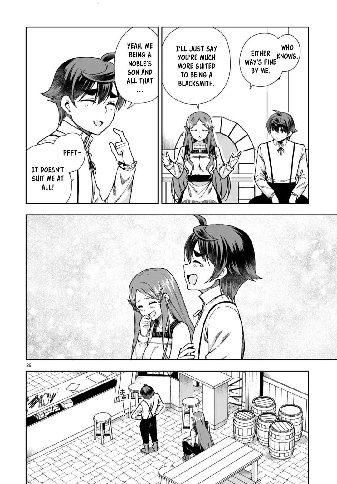 Page 26 Chapter 86 Botsuraku Yotei Nanode, Kajishokunin wo Mezasu