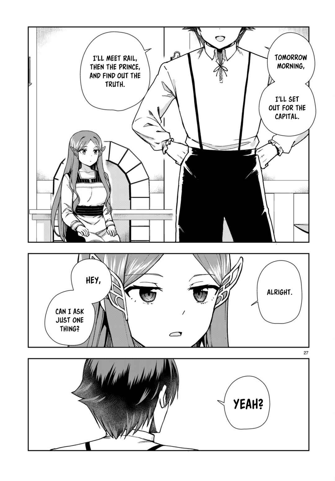 Page 27 Chapter 86 Botsuraku Yotei Nanode, Kajishokunin wo Mezasu