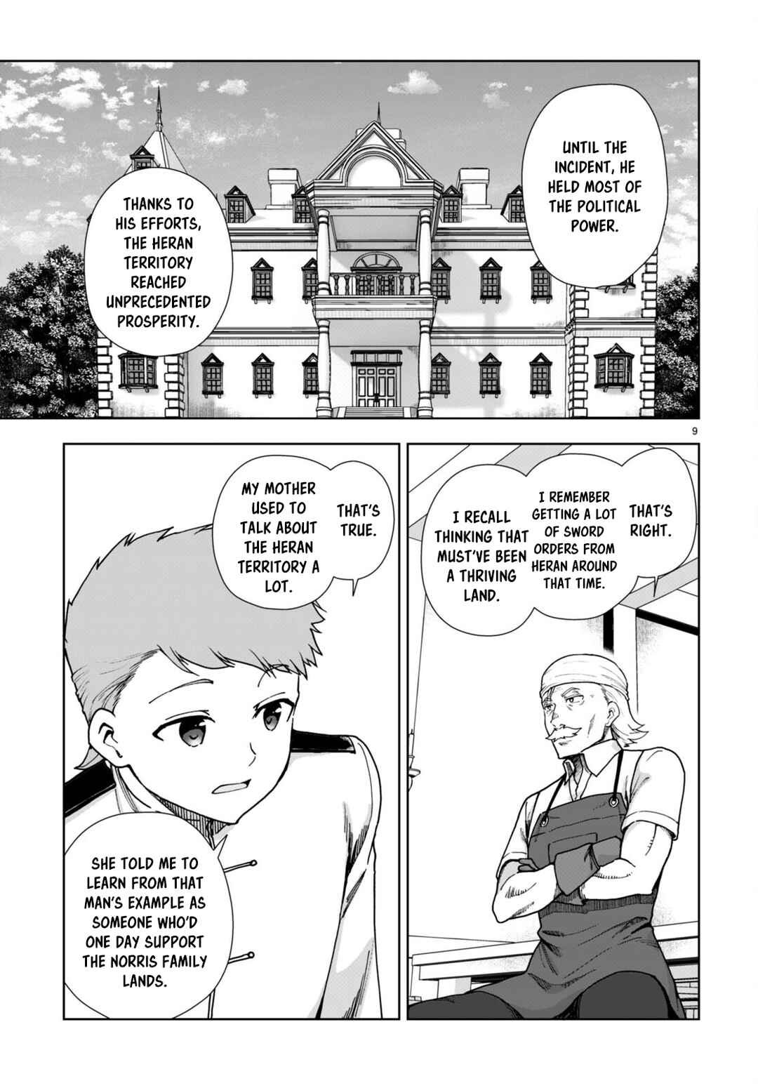 Page 9 Chapter 86 Botsuraku Yotei Nanode, Kajishokunin wo Mezasu