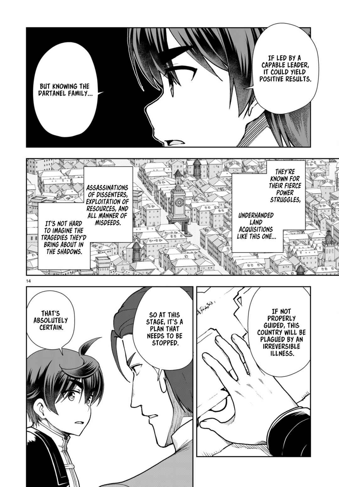 Page 14 Chapter 62 Botsuraku Yotei Nanode, Kajishokunin wo Mezasu