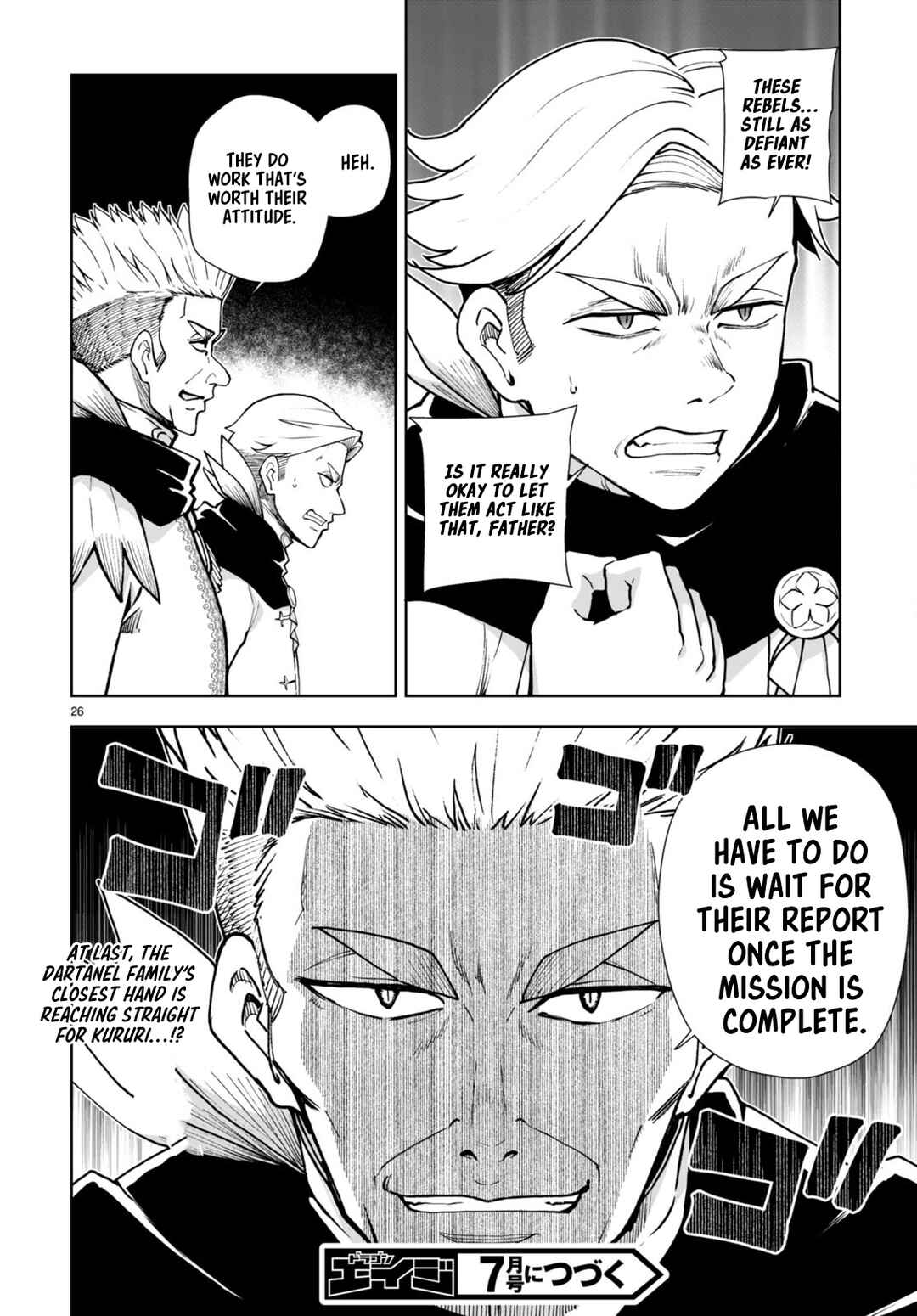 Page 26 Chapter 62 Botsuraku Yotei Nanode, Kajishokunin wo Mezasu