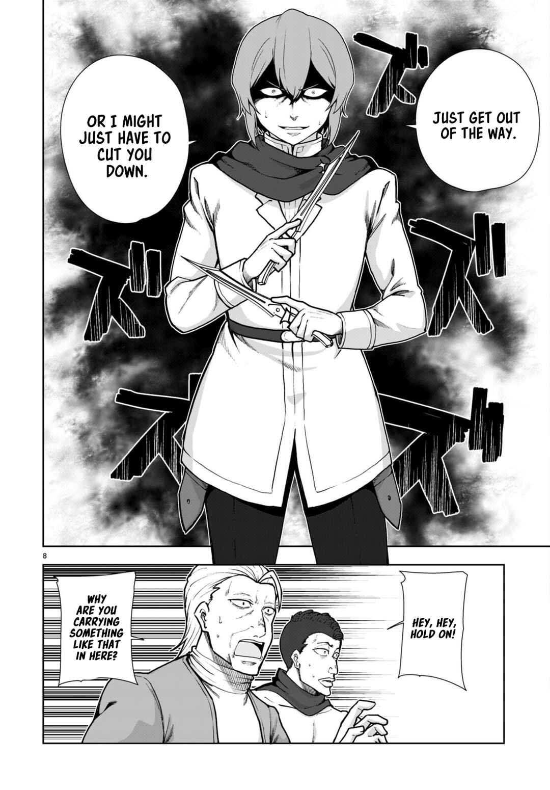 Page 8 Chapter 60 Botsuraku Yotei Nanode, Kajishokunin wo Mezasu
