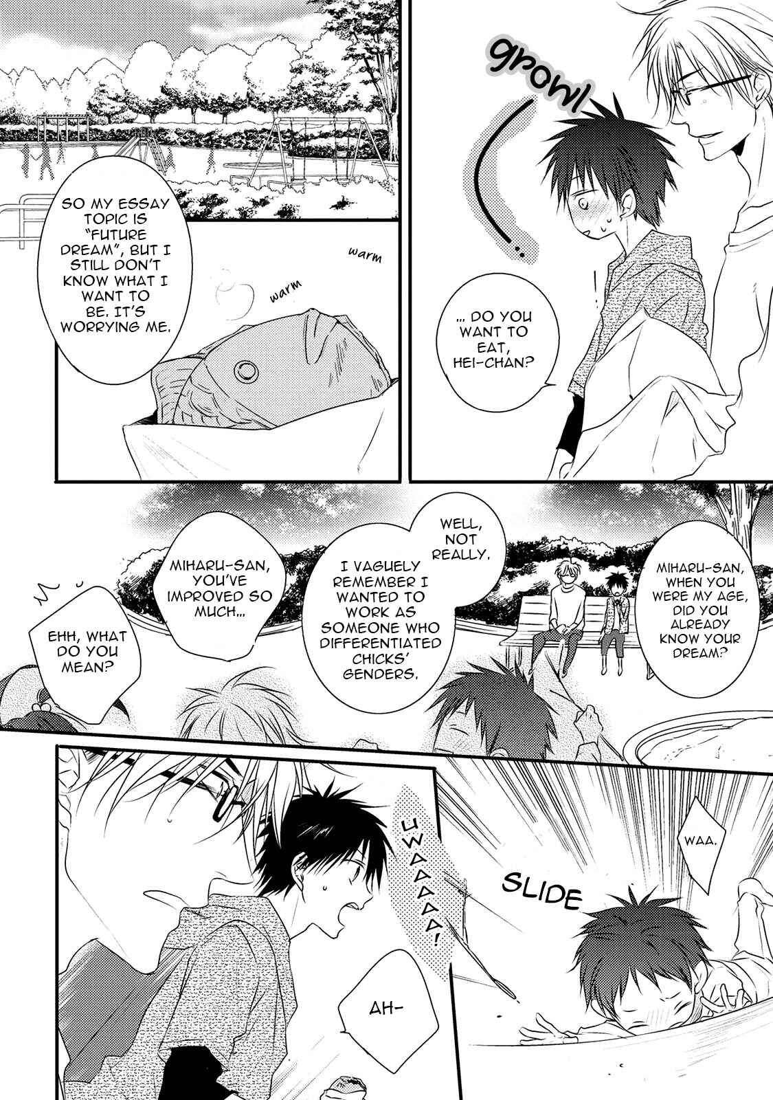 Page 12 Chapter 4 Hidamari to Bentou Danshi to