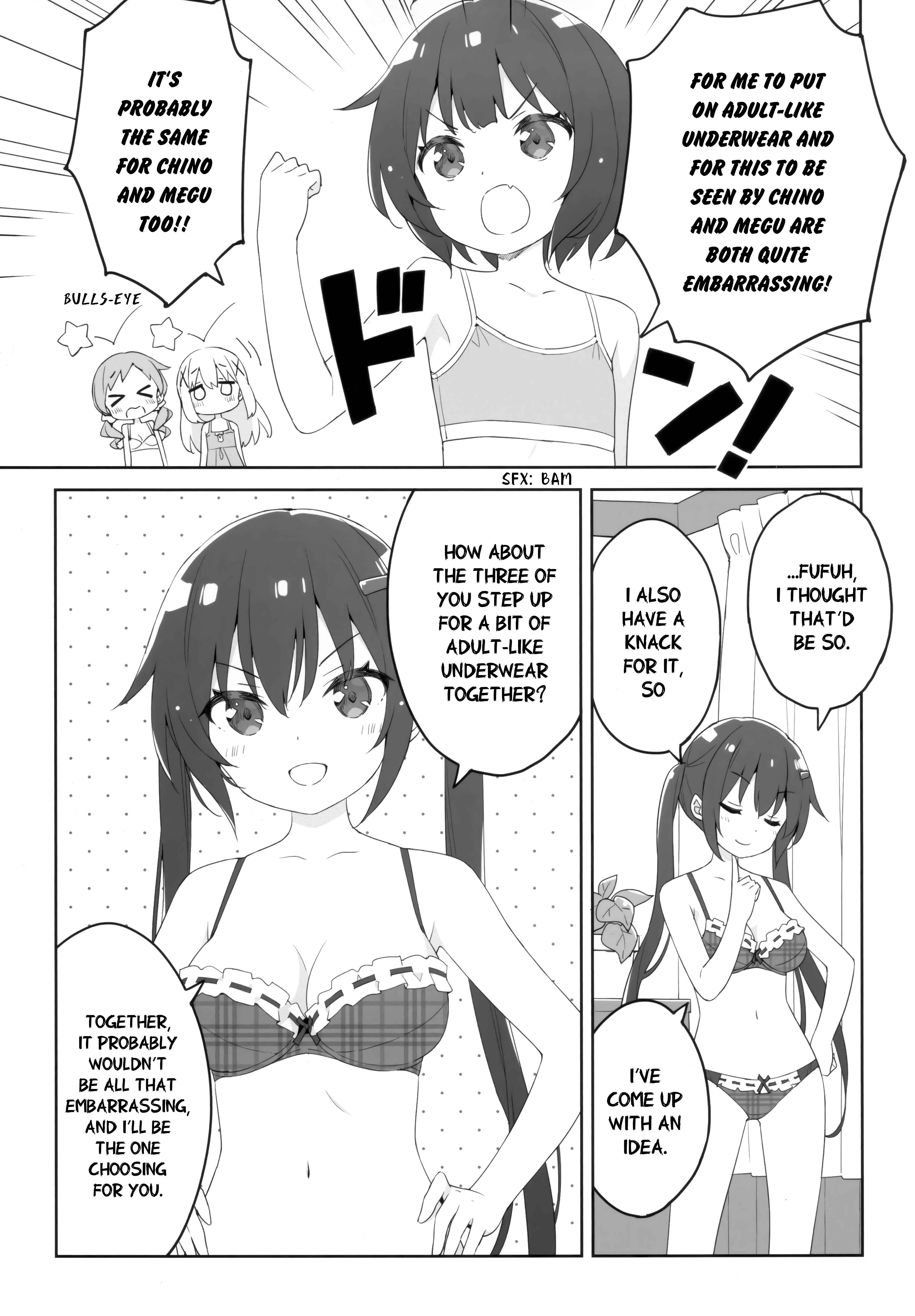 Page 6 Chapter Unknown_1d27 Gochuumon wa Usagi desu ka? - Luminocity 24 Chino-chan no shitagi wa watashi ga erabimasukara! (Doujinshi)