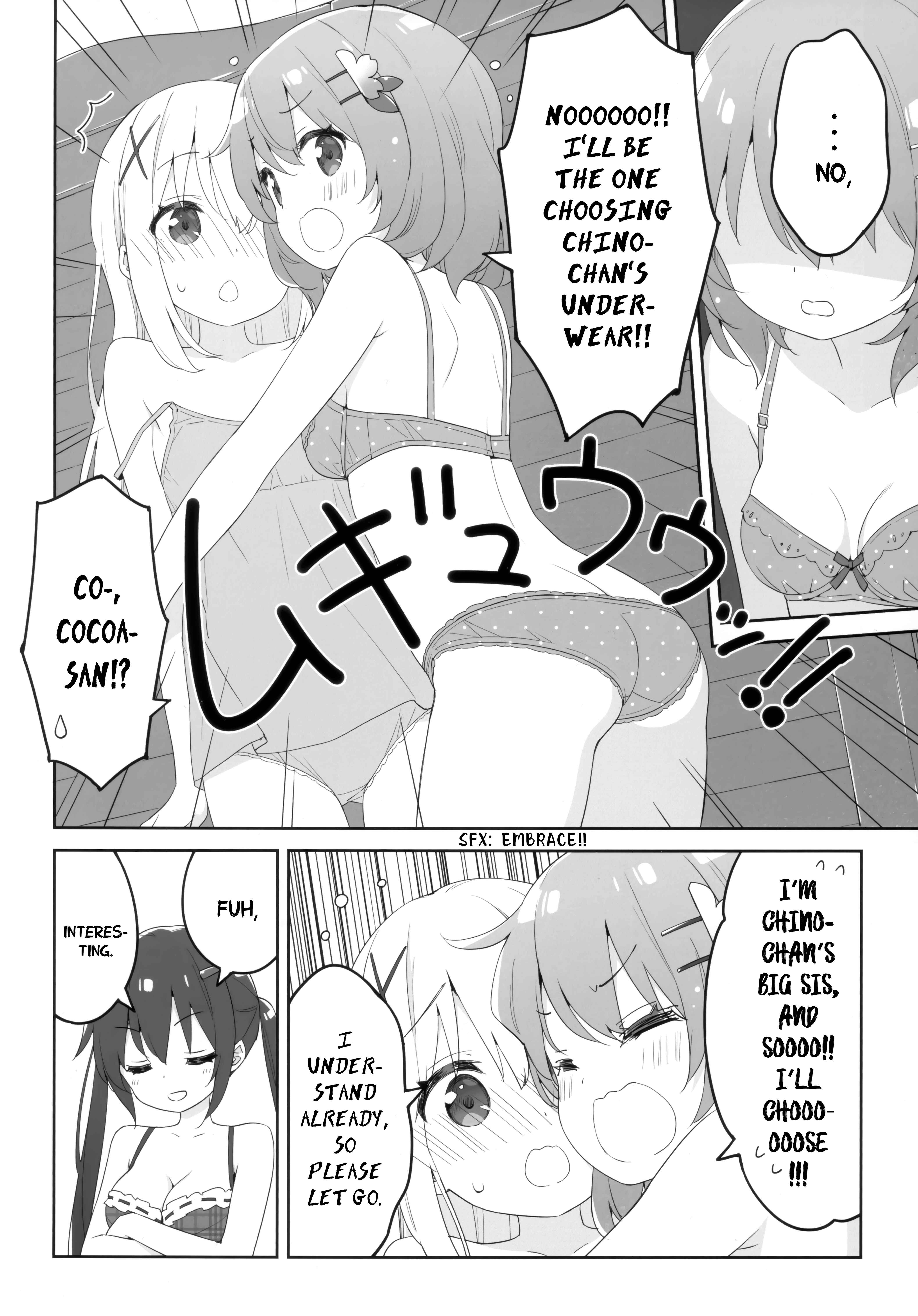 Page 7 Chapter Unknown_1d27 Gochuumon wa Usagi desu ka? - Luminocity 24 Chino-chan no shitagi wa watashi ga erabimasukara! (Doujinshi)