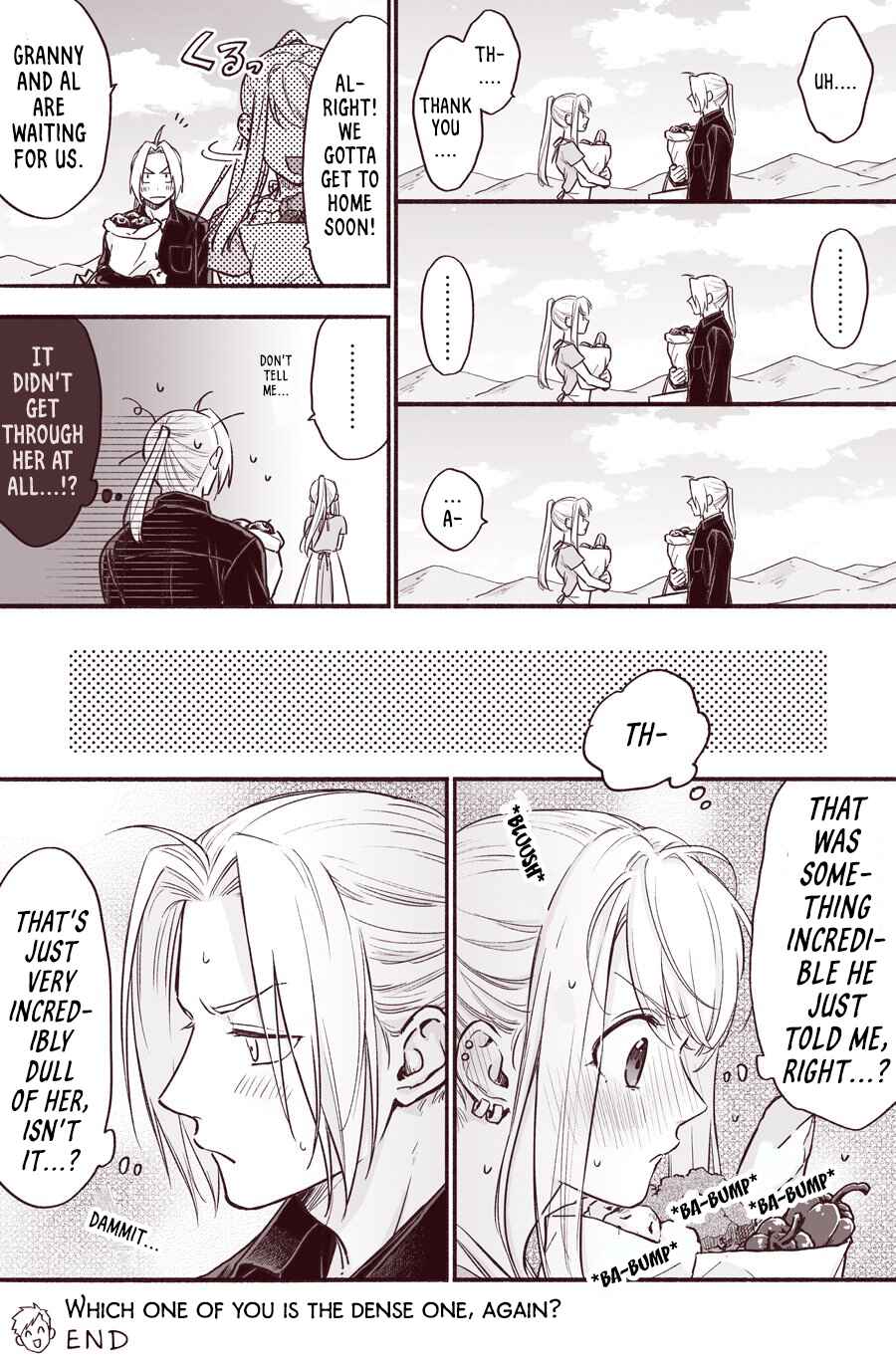 Page 4 Chapter Unknown_e768 Fullmetal Alchemist - Which One of You Is the Dense One? (Doujinshi)