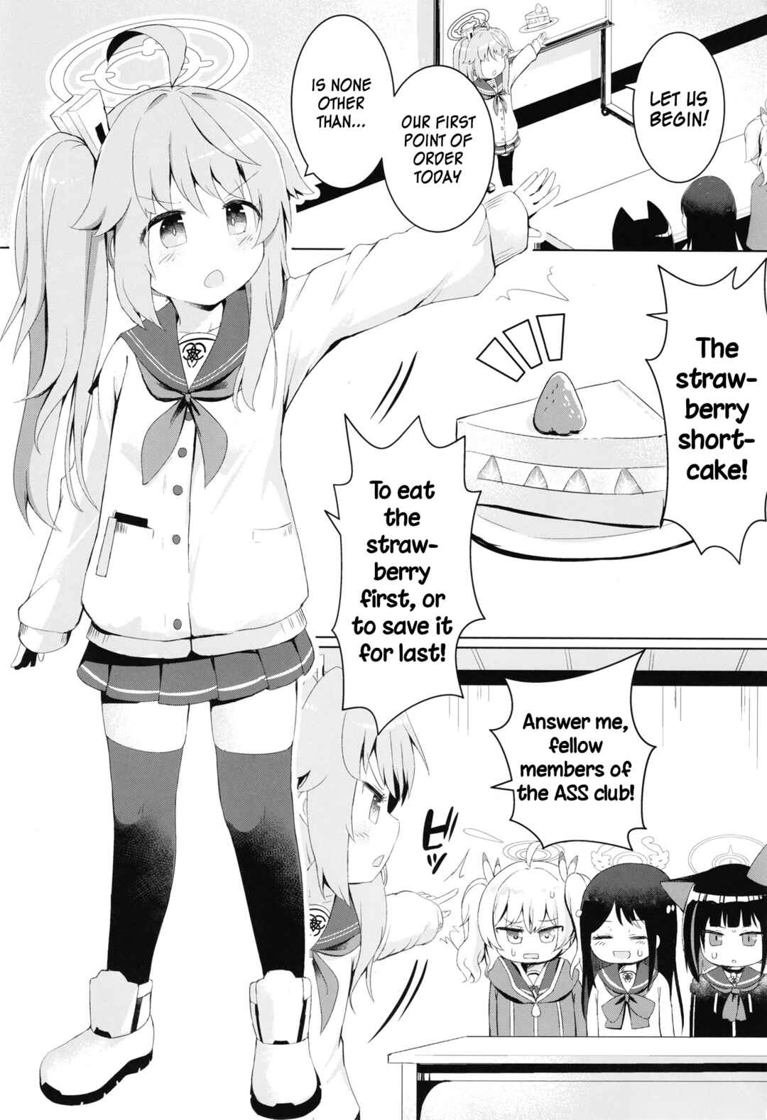 Page 3 Chapter Unknown_cbc2 Blue Archive - Ichigo wa Lemon to Milk o (Doujinshi)
