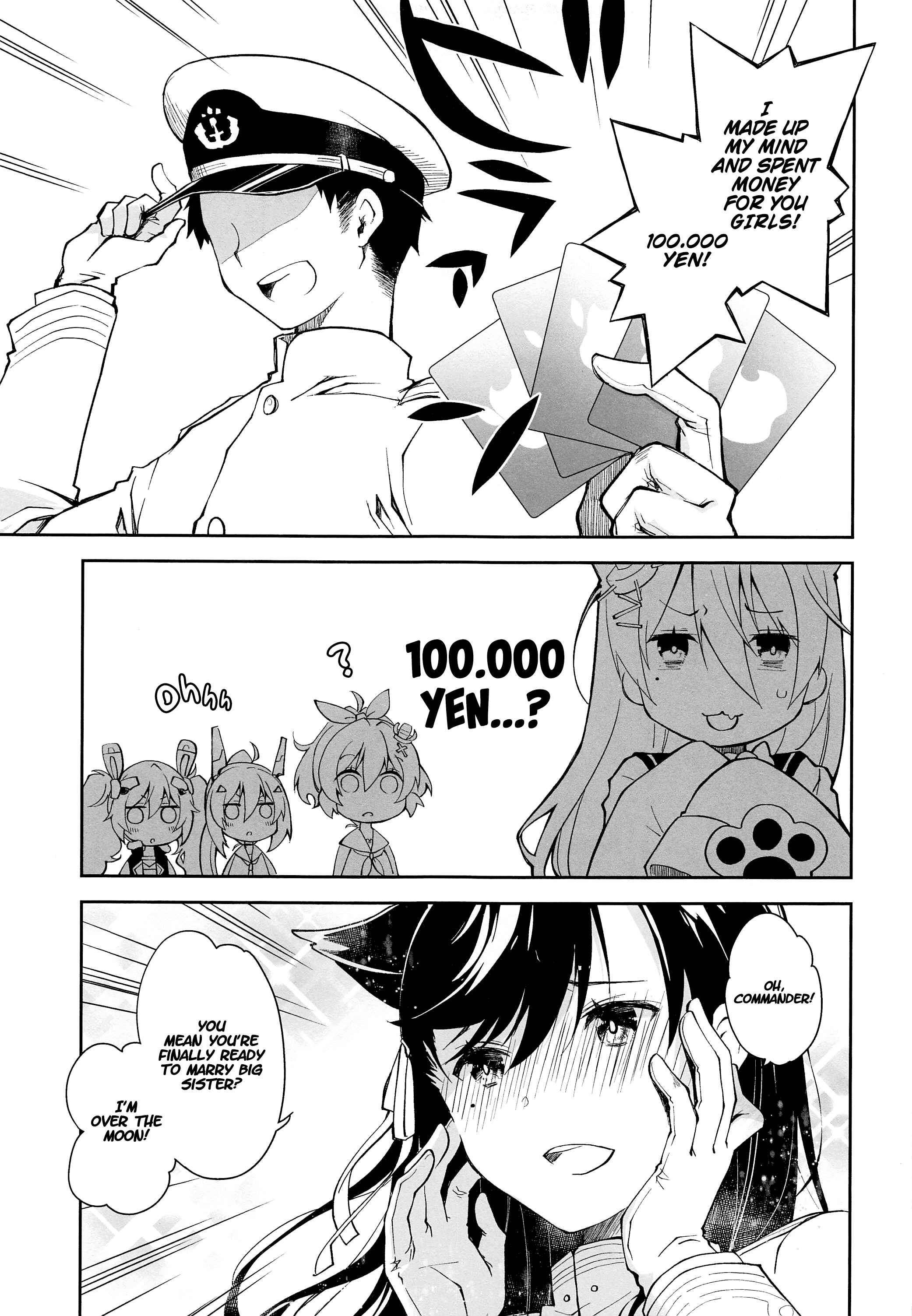 Page 4 Chapter Unknown_4b24 Azur Lane - Kakin Shikikan, Fuku o Kau. (Doujinshi)