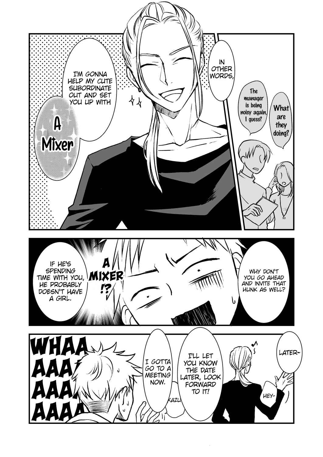 Page 3 Chapter 7 Ikemen Dansou Reiya to Renaishitara BL-ppoi NL ni naru Hanashi