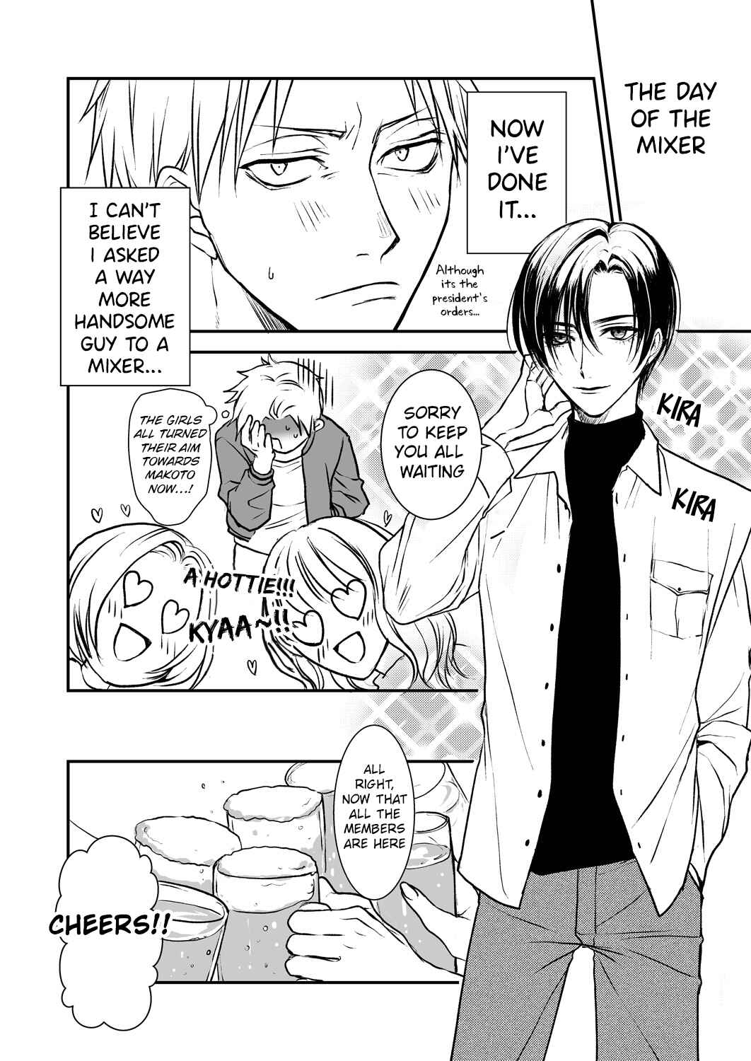 Page 2 Chapter 8 Ikemen Dansou Reiya to Renaishitara BL-ppoi NL ni naru Hanashi