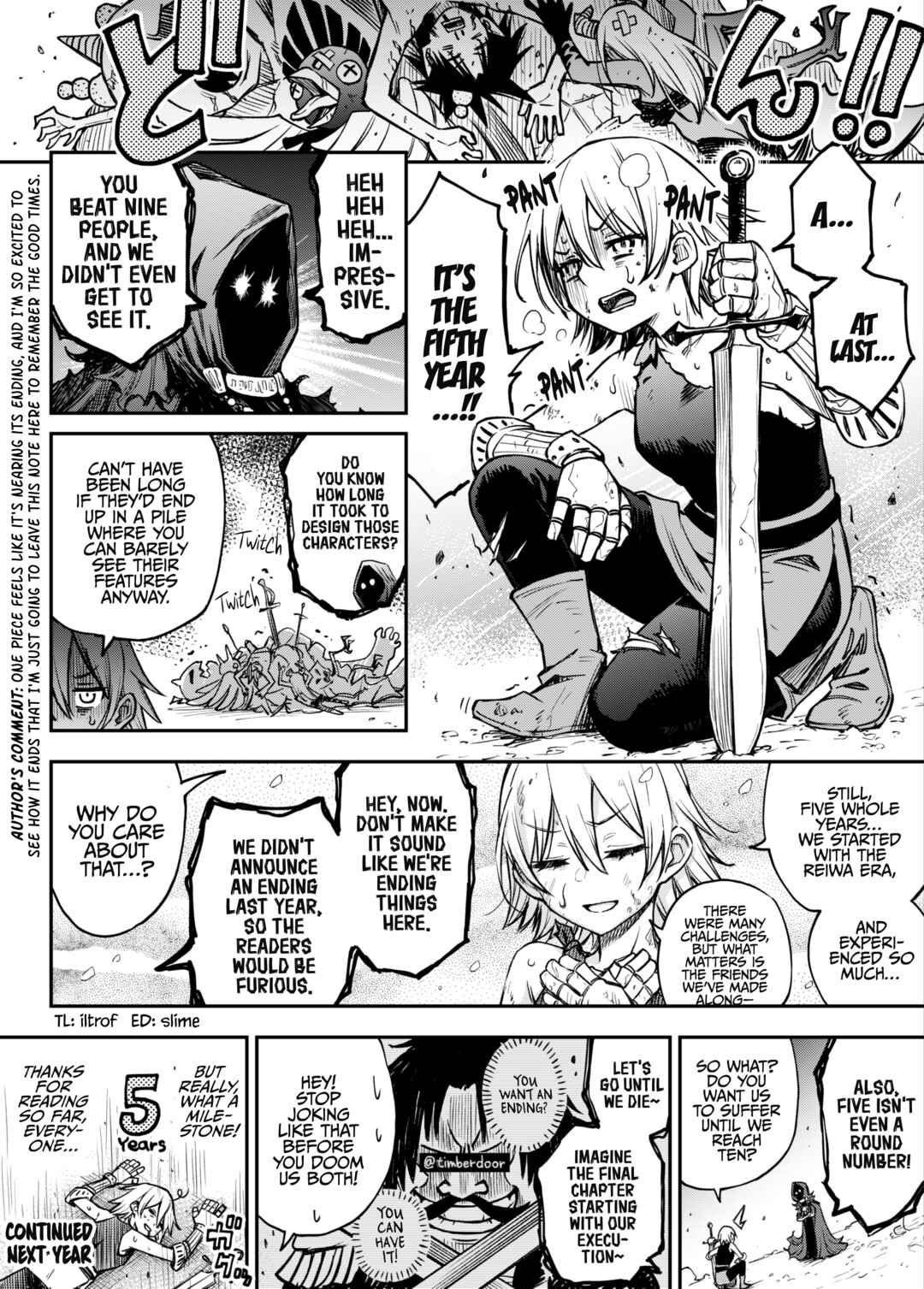 Page 1 Chapter 5 A Manga World That Gets One Page Once a Year
