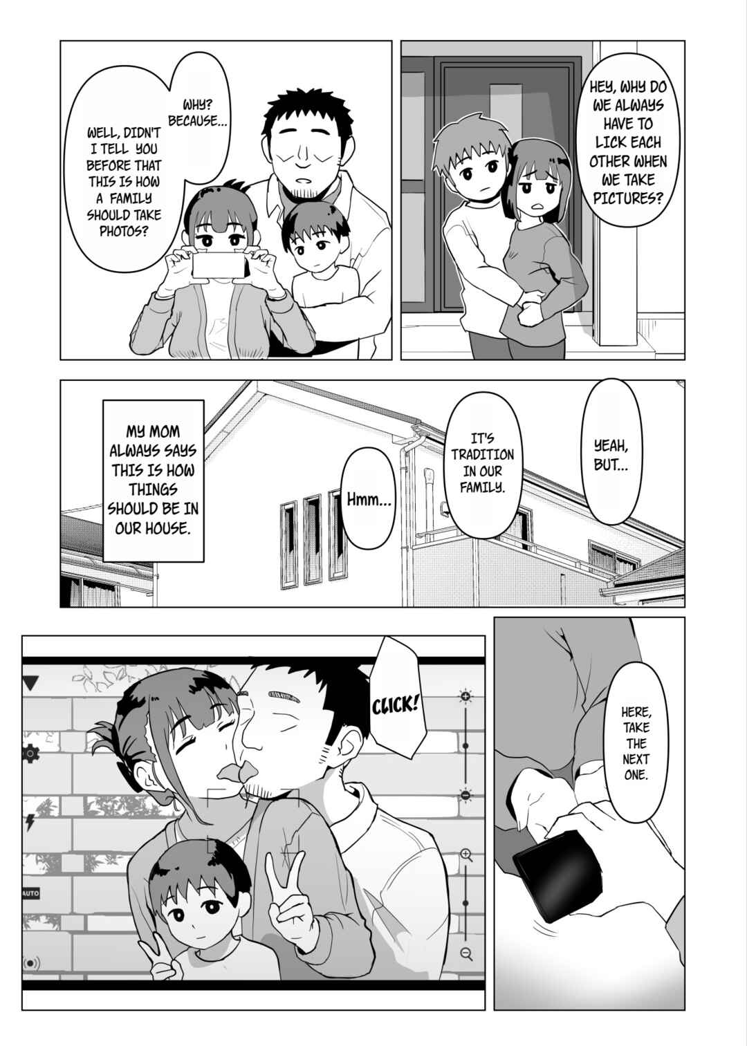 Page 12 Chapter Unknown_d667 Uchi de wa Kazoku Sex wa Joushiki Rashii
