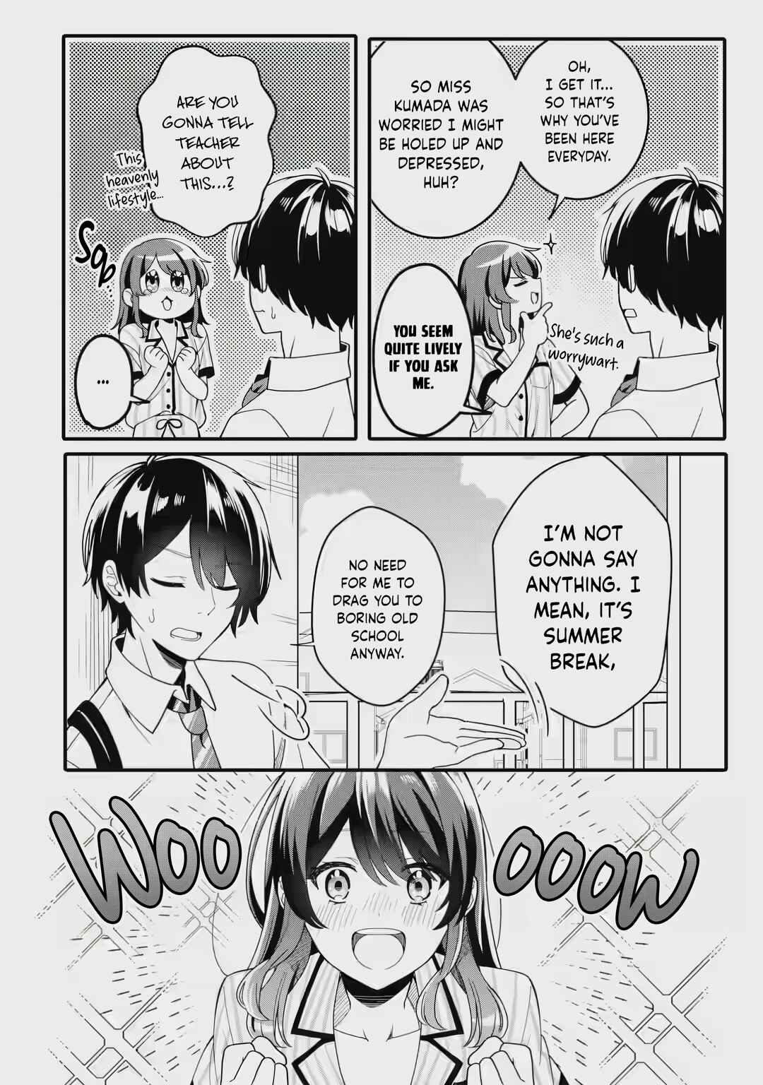 Page 13 Chapter 1.2 Muboubi Kawaii Pajama Sugata no Bishoujo to Heya de Futarikiri