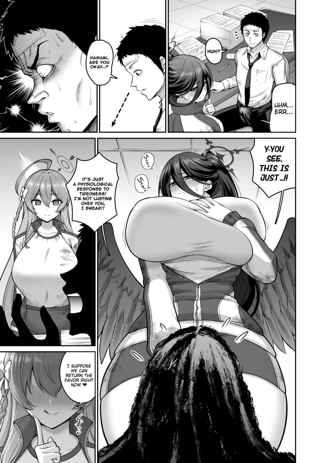Page 4 Chapter Unknown_b8d0 Blue Archive - Chichi no Ongaeshi (Doujinshi)