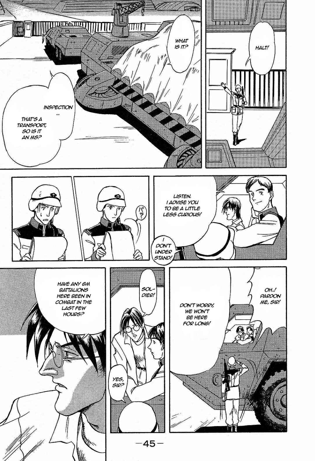 Page 9 Chapter 2 Mobile Suit Gundam Side Story - The Blue Destiny