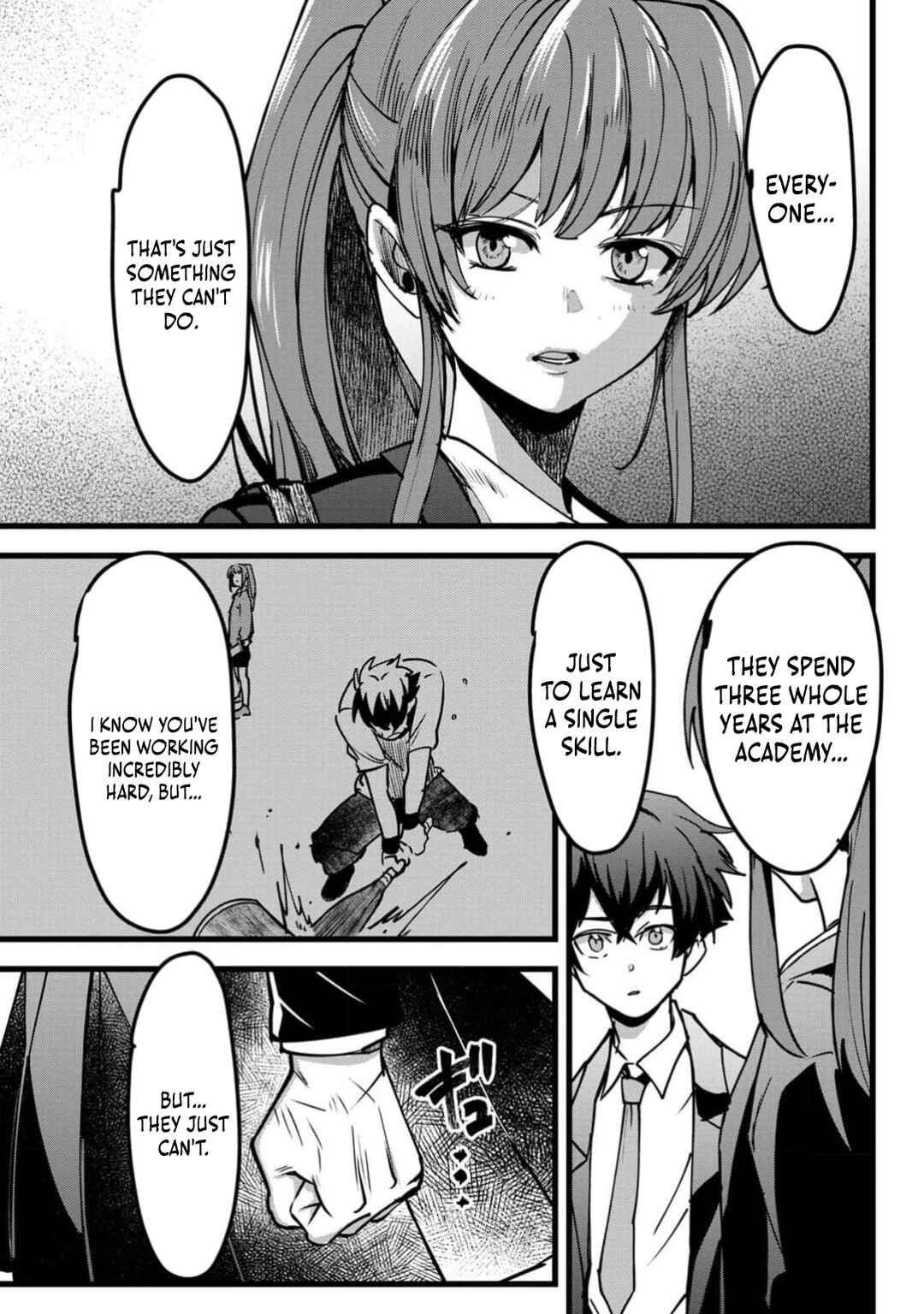 Page 14 Chapter 4 Net Game Haijin no Isekai Tenseiki - Kobushiou to Yobareta Saikyou no Kobushi ga Tsukaenai node, 1-nichi 8-jikan Konbou wo Furu Koto kara Hajimeta