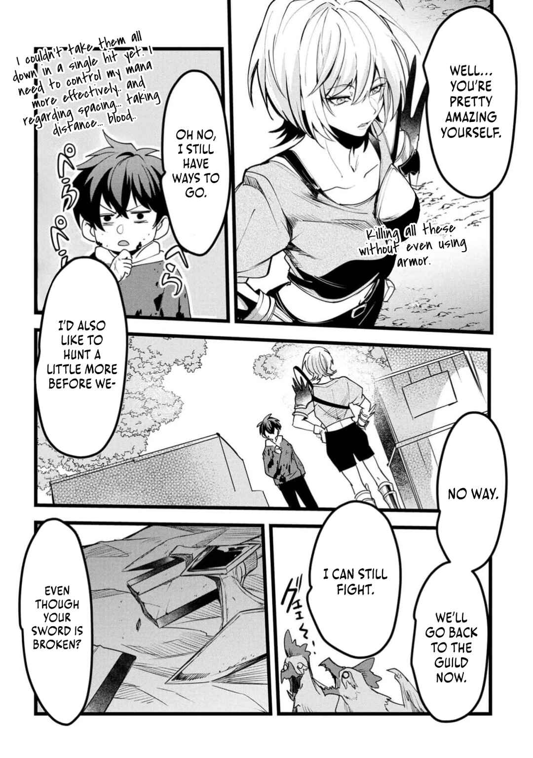 Page 7 Chapter 8 Net Game Haijin no Isekai Tenseiki - Kobushiou to Yobareta Saikyou no Kobushi ga Tsukaenai node, 1-nichi 8-jikan Konbou wo Furu Koto kara Hajimeta