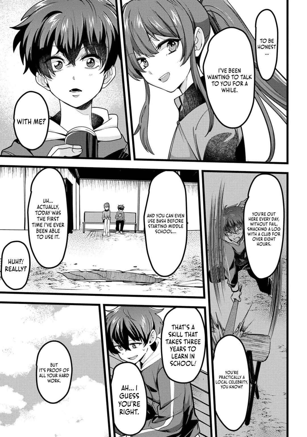 Page 6 Chapter 2 Net Game Haijin no Isekai Tenseiki - Kobushiou to Yobareta Saikyou no Kobushi ga Tsukaenai node, 1-nichi 8-jikan Konbou wo Furu Koto kara Hajimeta