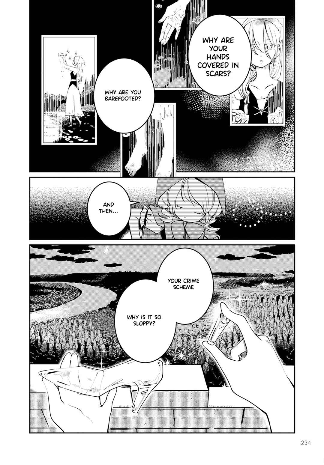 Page 33 Chapter 2 Akazukin, Tabi no Tochuu de Shitai to Deau.