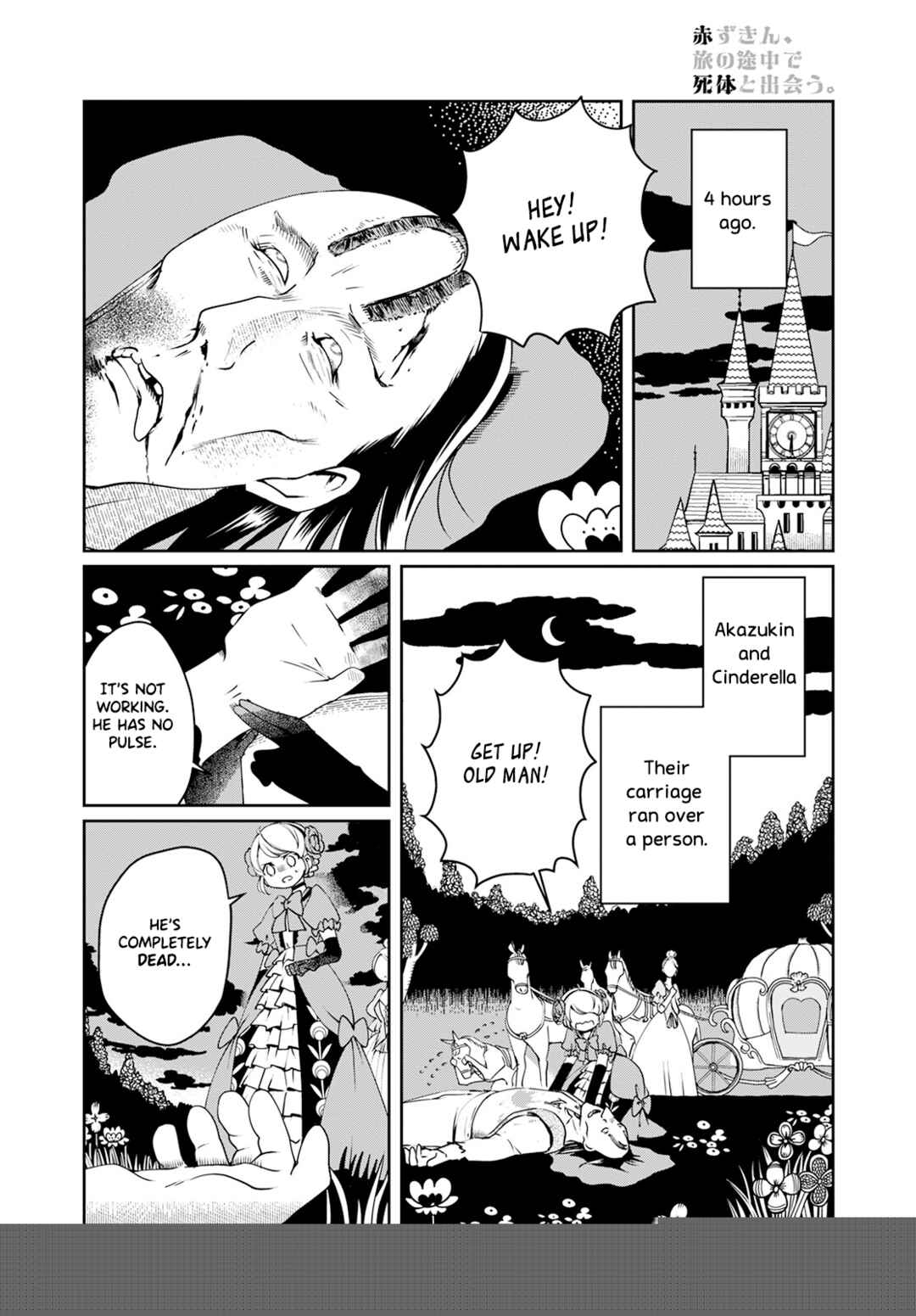 Page 7 Chapter 2 Akazukin, Tabi no Tochuu de Shitai to Deau.