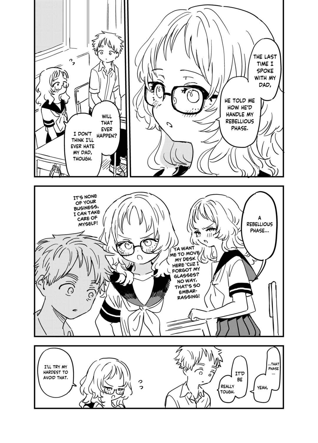 Page 1 Chapter 33 The Girl I Like Forgot Her Glasses - Twitter Side Stories
