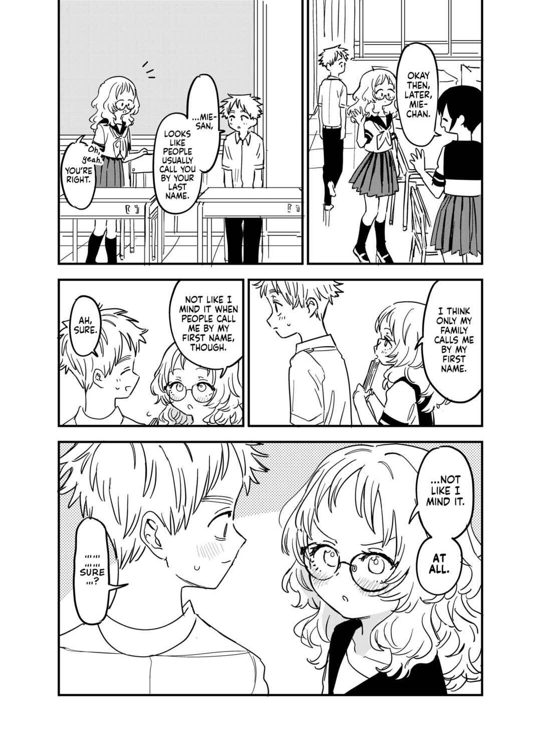 Page 1 Chapter 38 The Girl I Like Forgot Her Glasses - Twitter Side Stories