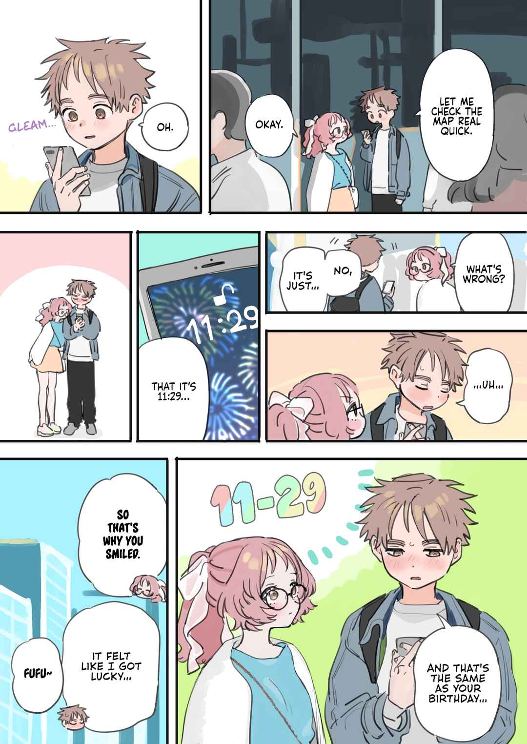 Page 1 Chapter 72 The Girl I Like Forgot Her Glasses - Twitter Side Stories