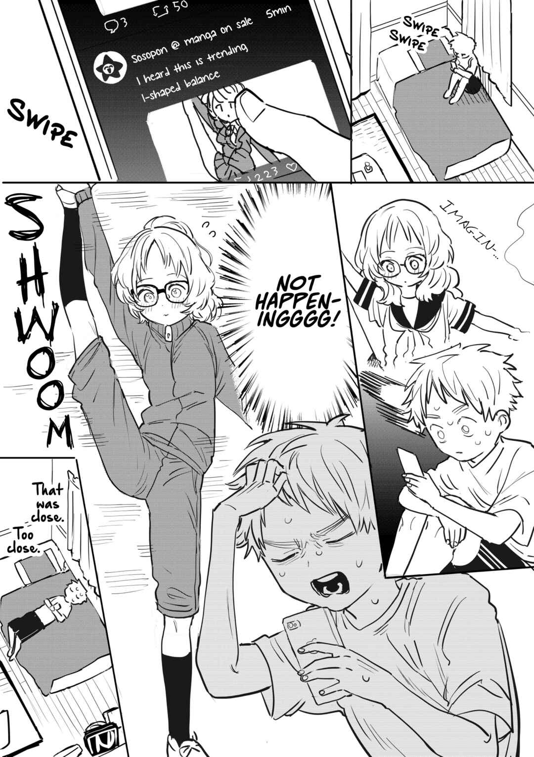 Page 1 Chapter 8 The Girl I Like Forgot Her Glasses - Twitter Side Stories